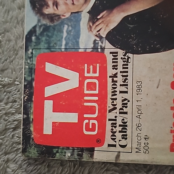 TV GUIDE MARCH 26 1983 THE THORN BIRDS. RICHARD CHAMBERLAIN AND RACHEL WARD - Picture 2 of 6